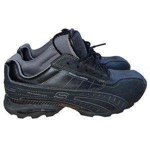 Skechers Mens Black Casual Shoes Walking Sneakers Size 11 US 50910